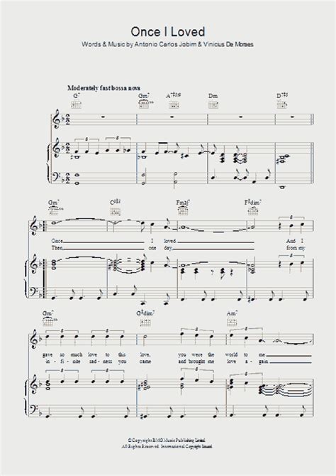 once i loved piano sheet music onlinepianist