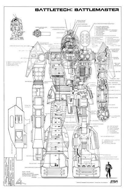 battlemaster blueprint robot design mech blueprints