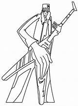 Buckethead Coloring Kill Switch Outline Wecoloringpage sketch template