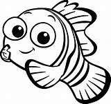 Nemo Coloring Pages Finding Printable Fish Color Print Clown Getcolorings sketch template