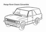 Rover Evoque sketch template