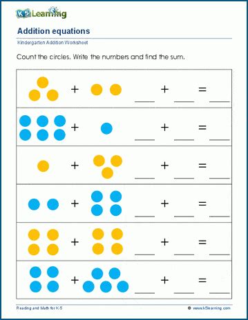 adding     pictures worksheets  preschool kindergarten