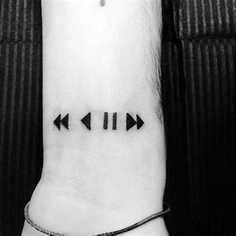 simple  tattoos  men musical ink design ideas