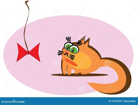 small cartoon cat stock vector illustration  feline