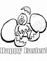 Easter Pages Happy Coloring Card Cards Comment Leave sketch template