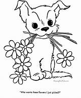 Coloring Pages Cute Puppies Puppy Popular sketch template