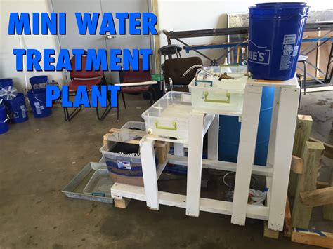 built  miniature drinking water treatment plant learn