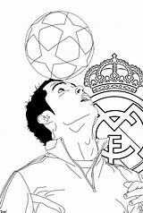 Ronaldo Cr7 Tete Ballon Juggling Draw Orig13 Stampa Coloringpagesfortoddlers Imprimé Joueur sketch template