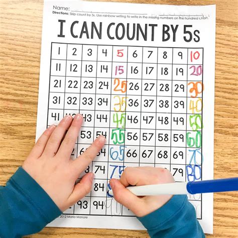 secret  skip counting  kindergarten