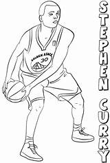 Curry Coloriage Lebron Steph Youngboy Scribblefun Simmons Derrick Sketchite Coloringfolder sketch template