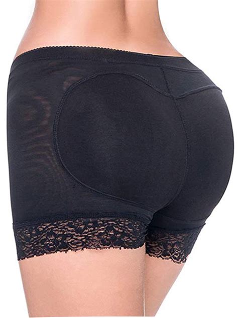 sayfut womens seamless butt lifter panties padded removable butt pad