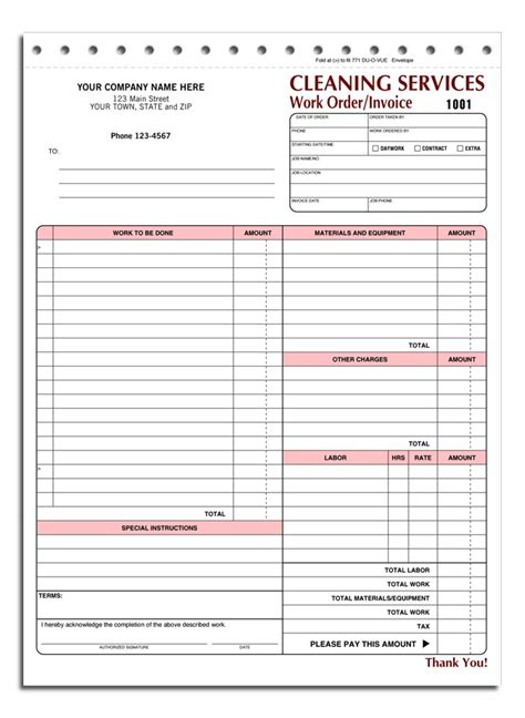 images  printable house cleaning invoice house cleaning