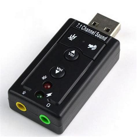 noyokere external usb audio sound card adapter virtual  ch usb  mic speaker audio headset