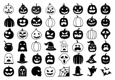 big collection  halloween day vector  clip art witches sweet