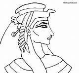 Coloring Pharaoh Coloringcrew Colorear Egypt sketch template