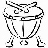 Timpani Drum Instrument Music Musical Clip Percussion Icon Hand Kettledrum Vector Illustrations Icons Editor Open sketch template