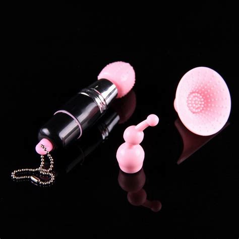 mini lipstick shaped body massager with 3 adapter 3 lr44 sex to