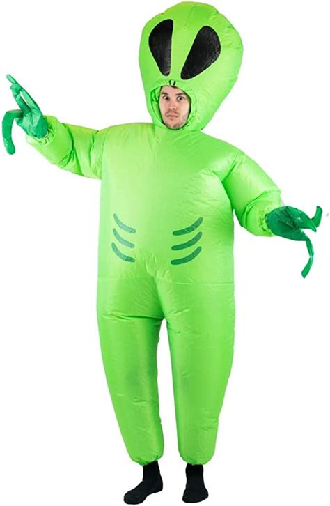 bodysocks® inflatable alien costume adult uk clothing