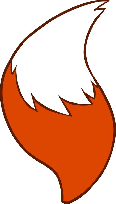 fox tail png fox tail clipart black  white transparent png images
