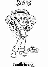 Coloring Pages Strawberry Shortcake Adult Kids Vintage sketch template
