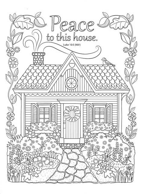 house coloring pages  adults idalias salon
