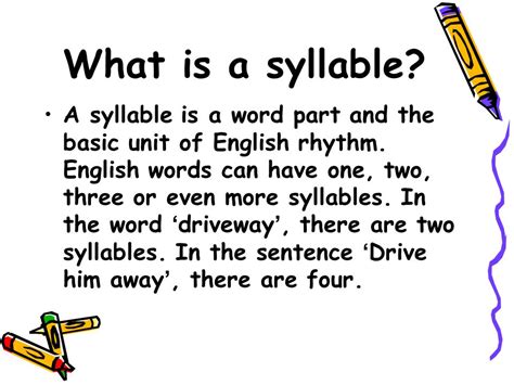 syllable  examples english grammar