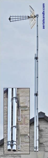 long poles  aerial starlink installations atv poles brackets clamps aerials