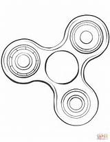 Spinner Fidget Coloring Pages Toys Printable Kids Dolls  Categories sketch template