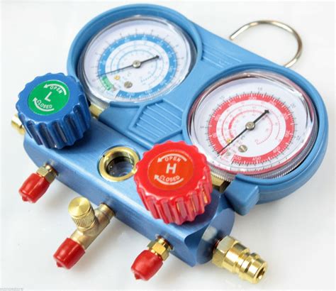 ra ac hvac diagnostic testing charging manifold gauge meter kit