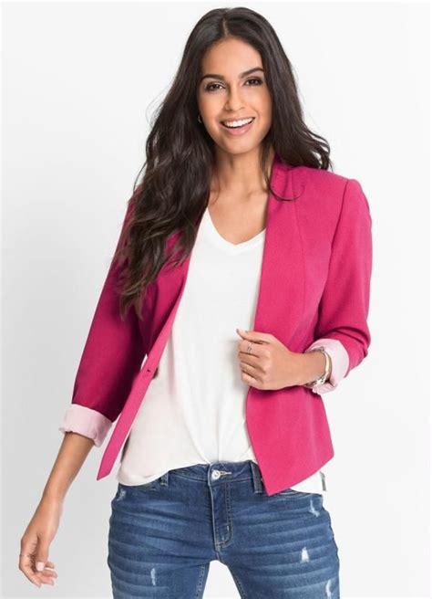 bonprix blazer rosa blazers roupas da moda ideias fashion