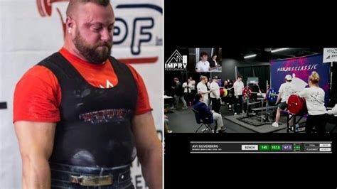 male powerlifter avi silverberg sets new women s bench press record to
