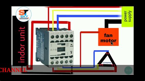 phase air conditioner compressor wiring diagram ac contactor wiring diagram cc bc seq ctd