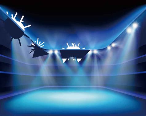 prom homecoming backdrop stage lighting blue background yy