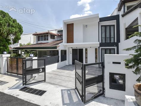 classy  stylish terrace house designs  malaysia atapco