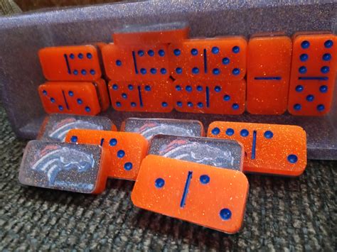 custom order handmade resin dominos sports themed color etsy nederland