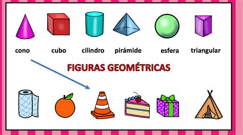 figuras geometricas une cada figura geometrica  el objeto  corresponda orientacion andujar