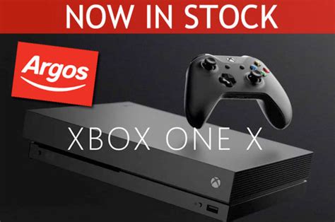 xbox one x pre order argos stock live sold out console available