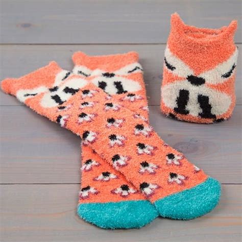 Pin By Timelybuys On Foxes Cozy Socks Fox Socks Super Soft Socks