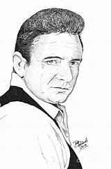 Johnny Cash Richards Bill Drawing Man 27th Uploaded October Which sketch template