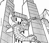 Coloring Spiderman Pages Homecoming Getcolorings Printable sketch template
