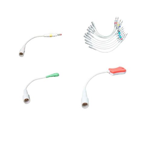 ecg and ekg electrodes adapter use with ge 2001925 and 406554 series