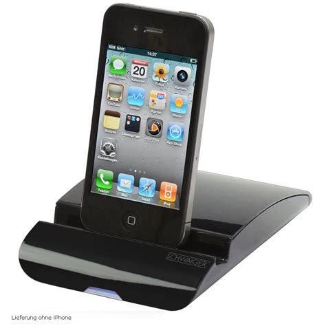 ipod iphone ipad media docking station mini usb schwaiger ipmd   black ebay