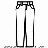 Pantaloni sketch template
