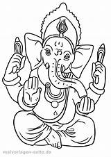 Malvorlage Hinduismus Malvorlagen Ausmalbilder Ganesha Buddhismus Rad sketch template
