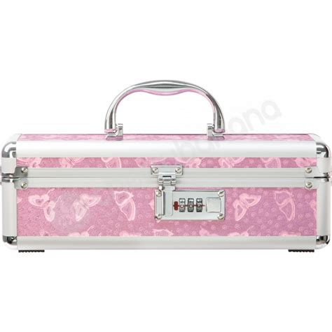 lockable medium sex toy case pink buy pink vibrator box