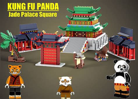 lego ideas kung fu panda jade palace square