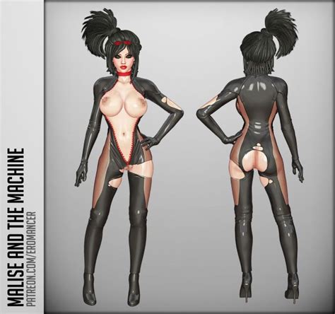 Adult Pc Rpg Malise And The Machine Concept Art Ecchi Luscious