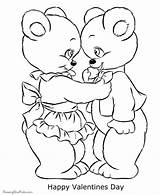 Coloring Pages Valentine Bear Valentines Teddy Para Cute Print Bears Printing Help Sheets Gif sketch template