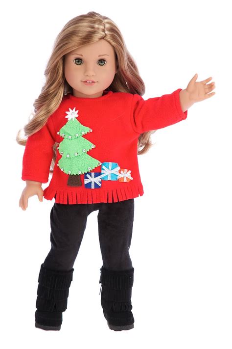 Christmas Sweater Doll Clothes For 18 Inch American Girl Etsy