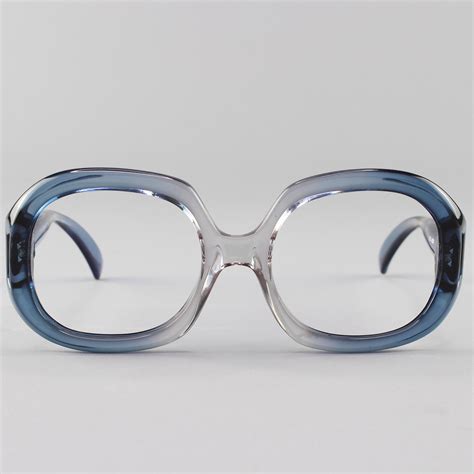 70s glasses oversized vintage eyeglasses chunky round eyeglass